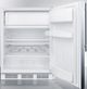 Summit® 24" 5.1 Cu. Ft. Stainless Steel Compact Refrigerator-2