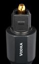 AudioQuest® Vodka Optical 16.0 m Toslink Fiber-Optic Cable + Mini-Adaptor, Black with Blue Stripes-2
