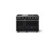 Viking® 5 Series 48" Onyx Pro Style Gas (NG) Range with Polished Chrome Trim-0