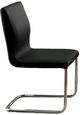 Furniture of America® Lodia 2-Piece Black/Chrome Dining Side Chair Set-0