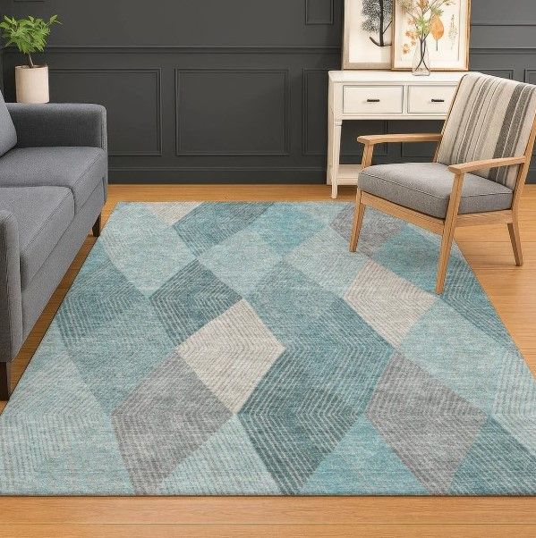 Dalyn™ Rug Company The Reserve TR11 Turquoise 5'x8' Area Rug-4