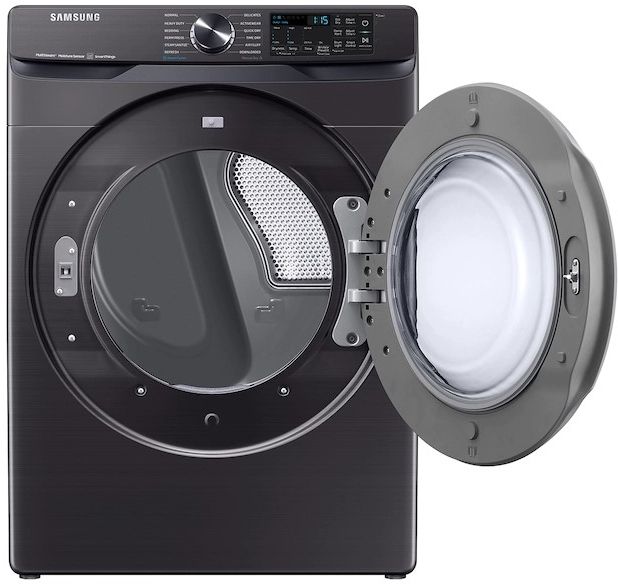 Samsung 7.5 Cu. Ft. Brushed Black Gas Dryer-1