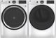 GE® White Front Load Washer and Electric Dryer Laundry Pairing-0
