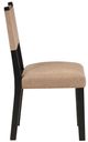 Steve Silver Co. Aubrey Black/Camel Side Chair-3