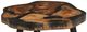 Hammary® Hidden Treasures Acrylic Root Accent Table with Black Legs-1