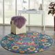 Nourison Home™ Passion 5' Round Style 1 Area Rug-5