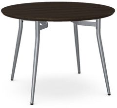 Amisco Customizable Alys 31" Round Table with 42" Solid Ash Top