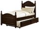 Vaughan-Bassett French Market Antique Merlot Youth Trundle Unit-0