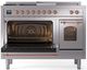 Ilve® Nostalgie II Series 48" Stainless Steel Pro Style Dual Fuel Range-2
