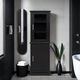 Linon Scarsdale Black Tall Cabinet-1