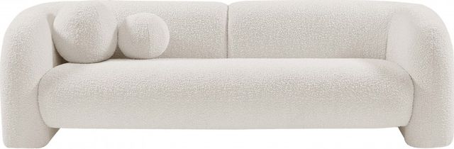 Meridian Furniture Emory Cream Upholstered Sofa-1