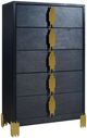 New Classic® Home Furnishings Empire Black Chest-0