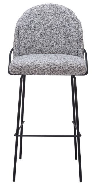 Zuo® Modern Jambi White/Black Barstool-1
