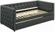 ACME Furniture Romona Gray Youth Twin Daybed with Trundle-0