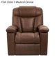 UltraComfort™ UC677 Cork Medium 5-Zone Power Recliner with HeatWave System-0