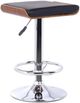 Armen Living Java Black/Chrome Bar Stool-0