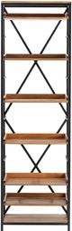 Crestview Collection Thomas Road Brown Bookshelf-1
