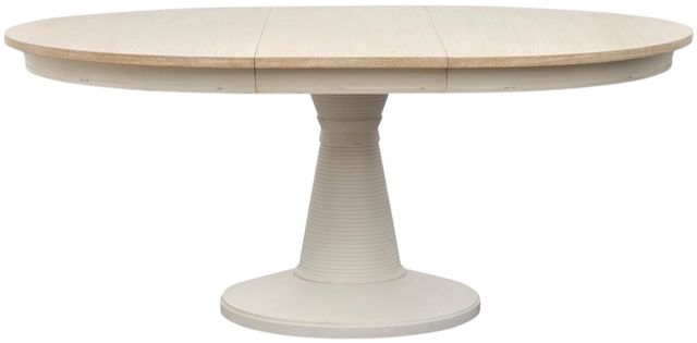 Magnussen Home® Echo Isles Driftwood and Sea Pearl 54"W Round Dining Table-3