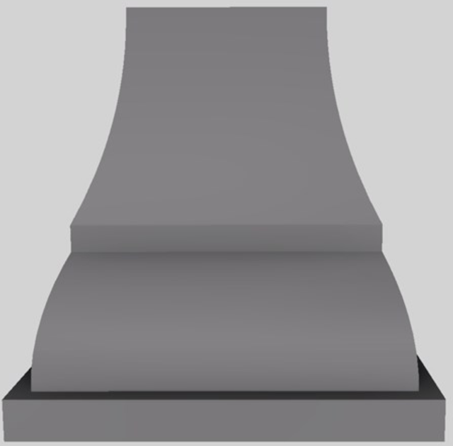 Vent-A-Hood® Designer Series 36" Gunsmoke Island Range Hood-1