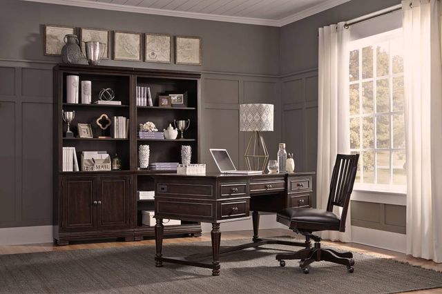 Aspenhome® Weston Brown Ale Open Bookcase-2