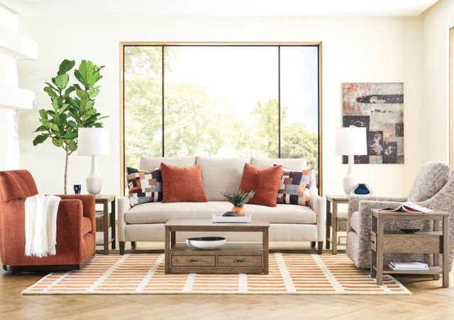 Hammary® Costa Way Hamilton Taupe Rectangular Coffee Table-1