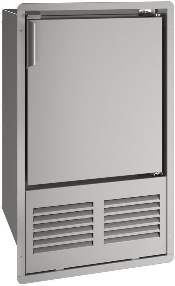U-Line® Marine Series 14" 23 lb. Stainless Solid Ice Maker-0