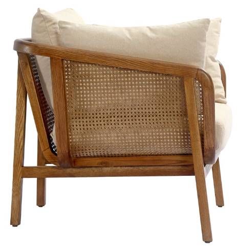 YHD Brisa Brown/Cream Accent Chair-2