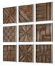 Uttermost® 9-Piece Bryndle Squares Wood Wall Decor Set-3