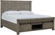 Signature Design by Ashley® Brennagan 5-Piece Gray King Storage Panel Bed Set-1