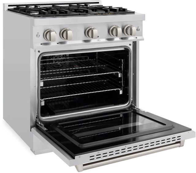 ZLINE Classic 30" Stainless Steel Pro Style Dual Fuel Range-2
