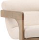 Dovetail Furniture Bridges Everest Cream/Natural Occasional Chair-4