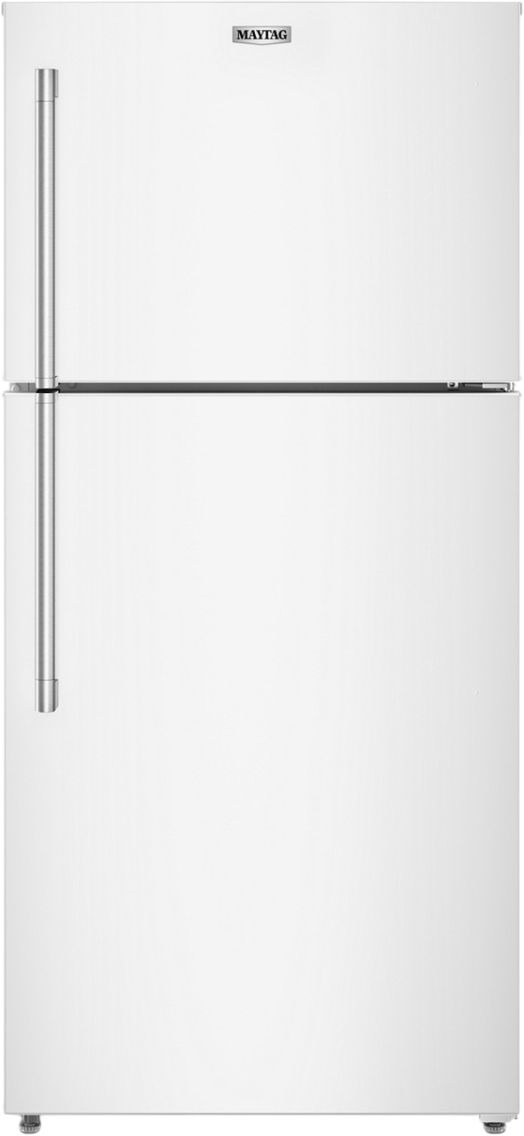 Maytag® 30" 19.3 Cu. Ft. White Garage Ready Top Freezer Refrigerator-0