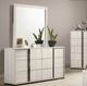 Furniture of America® Horten 4-Piece White Wash Queen Bedroom Set-2