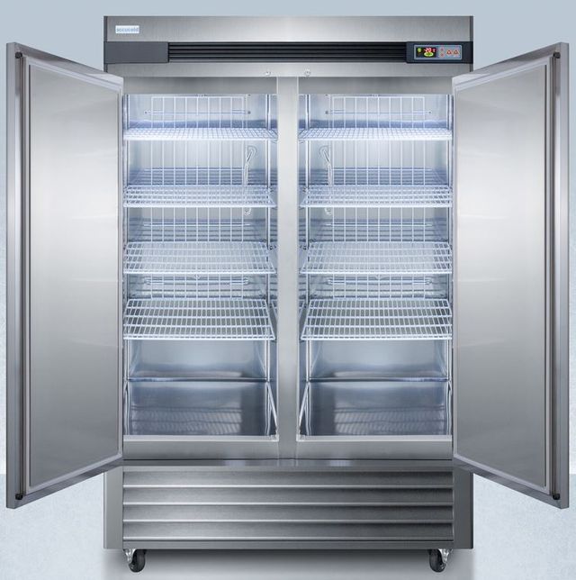 Accucold® Pharma-Lab Performance Series 55" 49 Cu. Ft. Stainless Steel Upright Pharmacy Freezer-2