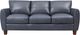 Leather Italia™ Georgetowne Traverse Ocean Blue Sofa-0