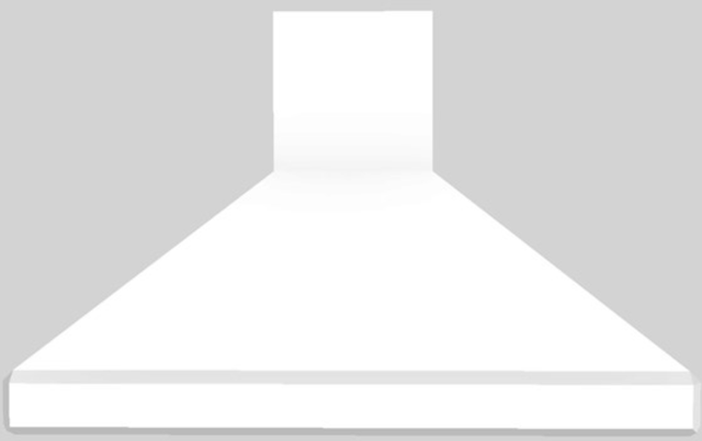 Vent-A-Hood® 48" White Euro-Style Island Range Hood