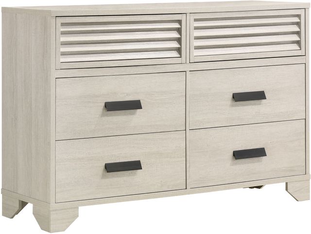 Crown Mark Sarter White Dresser-0