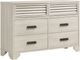 Crown Mark Sarter White Dresser-0