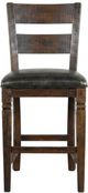 Sunny Designs™ Homestead Tobacco Leaf 30" Ladderback Bar Stool-2
