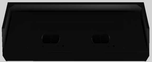 Vent-A-Hood® Designer Series 66" Black Wall Mounted Range Hood-1