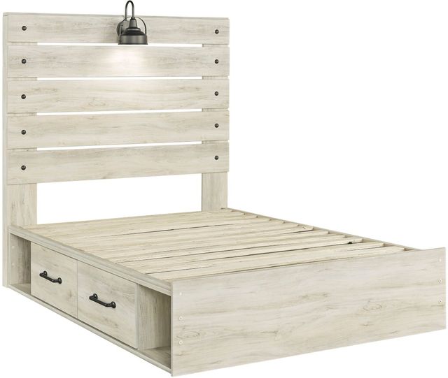 Signature Design by Ashley® Cambeck 5-Piece Whitewash Twin Panel Bed Set-1