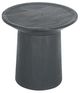 A & B Home Black Wooden Pedestal Side Table-2