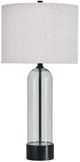 Signature Design by Ashley® Kerrbrook Black/Clear Table Lamp-0