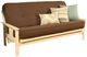 Kodiak Furniture Monterey Linen Cocoa/Antique White Full Futon with Mattress-0