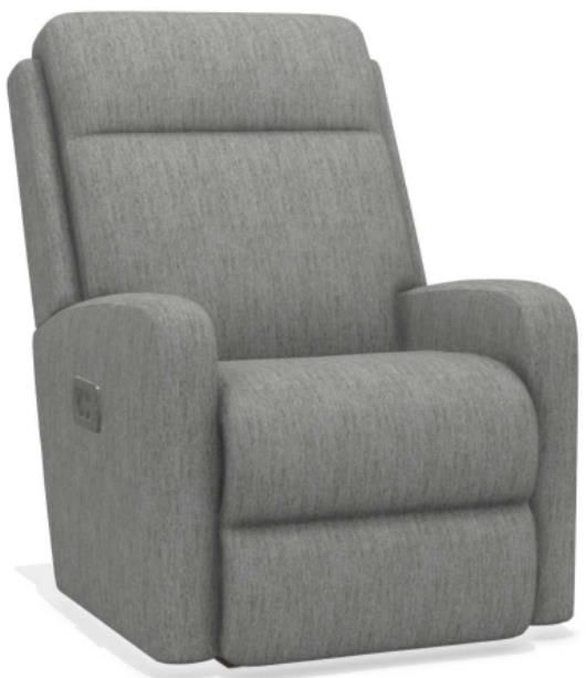 La-Z-Boy® Finley Smoke Power Rocking Recliner with Headrest-0