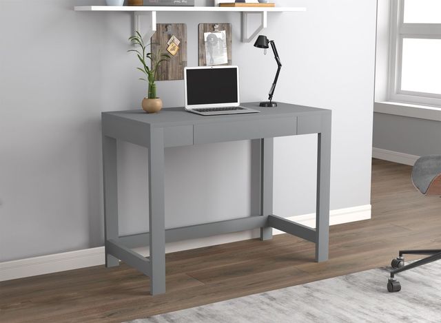 Safdie® & Co Light Grey Computer Desk-2