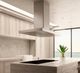 Elica Techne Series Maggiore 42" Stainless Steel with Black Glass Island Range Hood-2