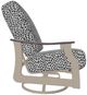 Telescope Casual St. Catherine Agra Classic/Desert Aluminum/Fabric Outdoor MGP Cushion Swivel Rocker with Boardwalk Rustic Arms-2