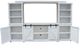 Cottage Creek Furniture Aberdeen 4-Piece Black/White 62" Entertainment Console-1