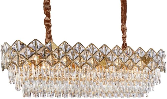 Michael Amini® Regalia Clear/Gold 16-Light Chandelier-0